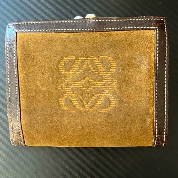 Loewe | Accessories | Vintage Suede And Leather Loewe Wallet